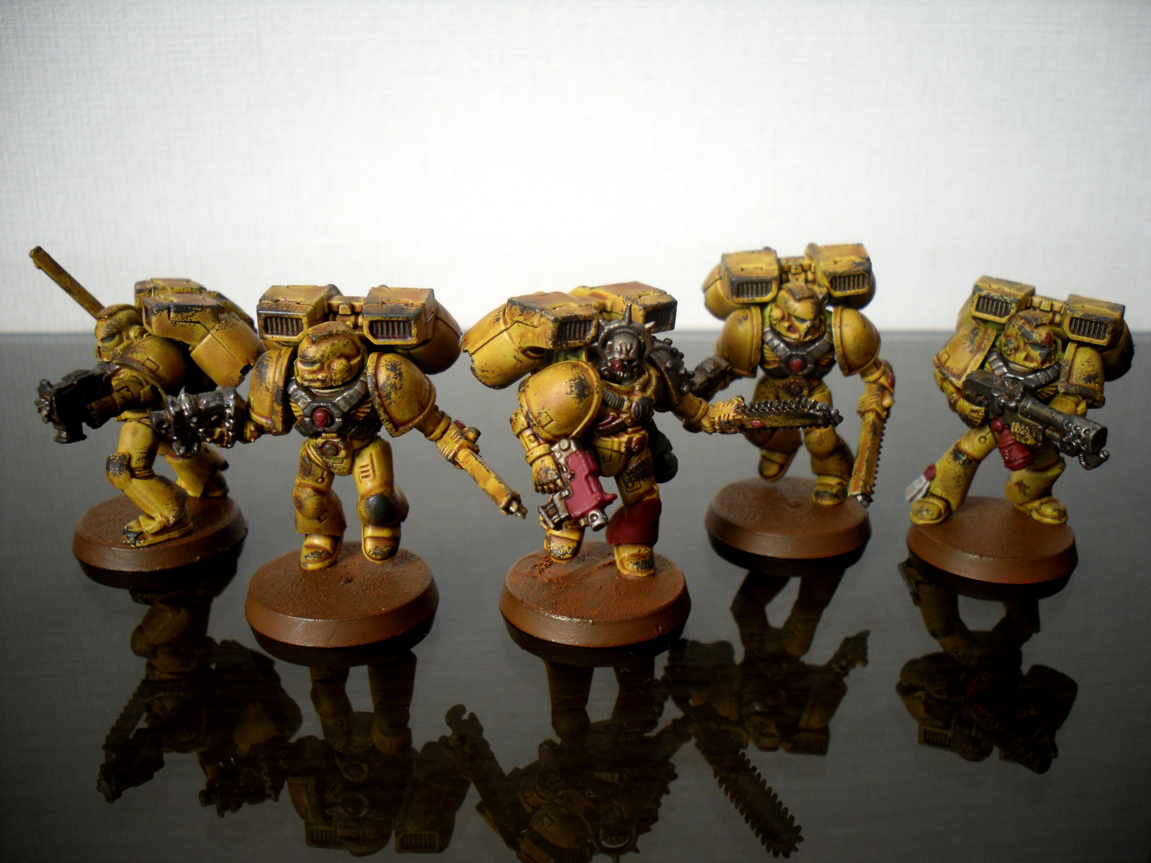 Assault Squad Imperial Fists Space Marines Yellow Assault Squad Gallery Dakkadakka